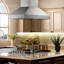36" Professional Outdoor 500 CFM Ducted Island Range Hood in Brushed 304 Stainless Steel