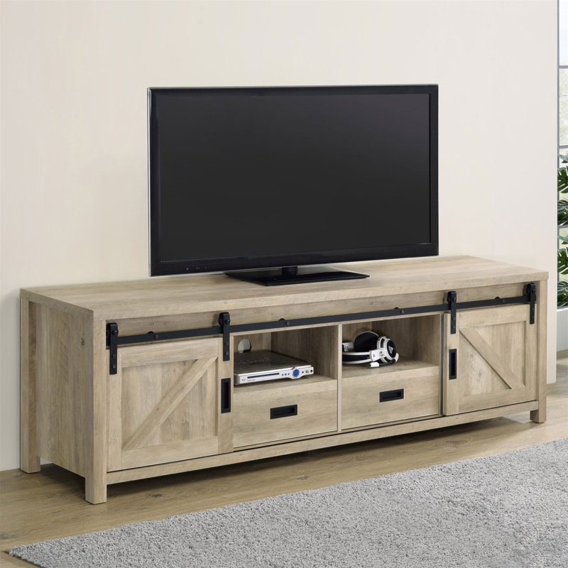 Meuble télé Madra, Naturel