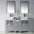 Mance 60.12'' Double Bathroom Vanity with Ceramic Top-24551100