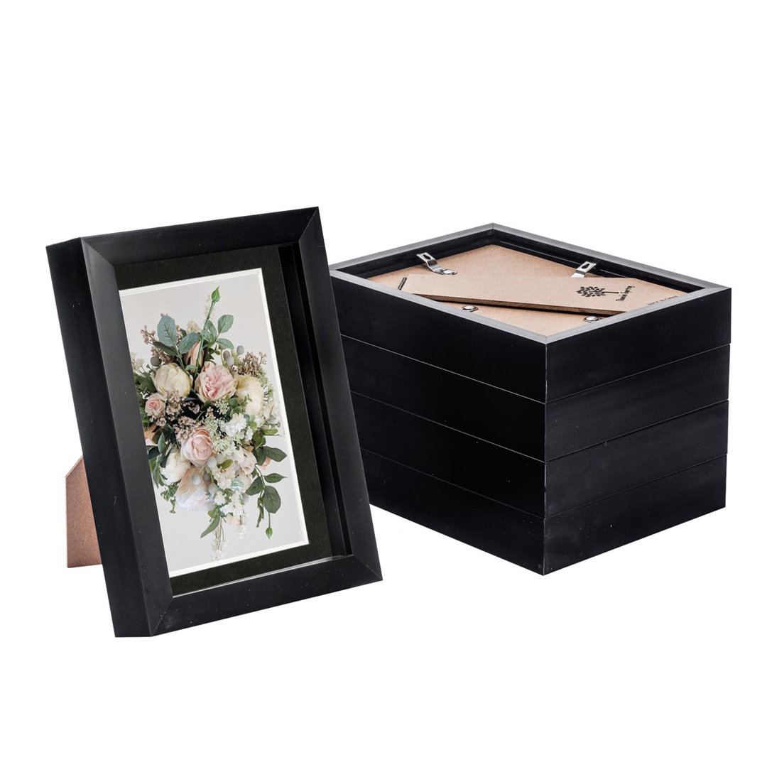 Nicola Spring - 3D Box Photo Frames - 5 x 7" with 4 x 6" Mount