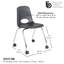 Chaise mobile 18 "avec roulettes-21642393