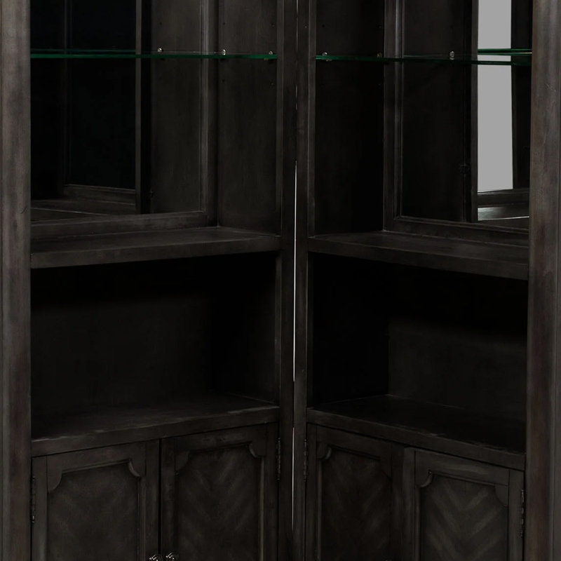 Rinnes 42'' Solid Wood Bar Cabinet