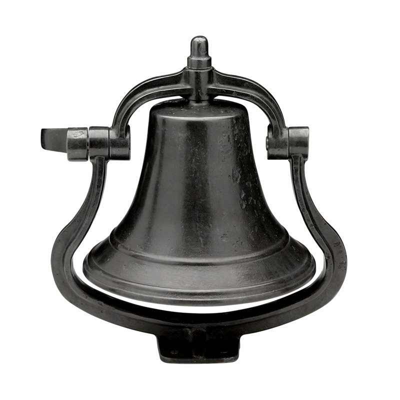 Large Bell, White Bronze Dark