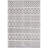 Jacques Hand Woven Wool/Cotton Southwestern Rug in Ivory/Black-1334039285