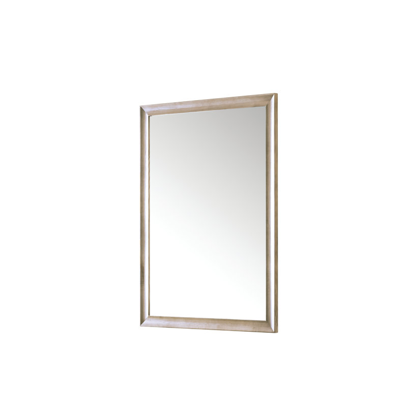 Miroir de salle de bain Glenbrooke, 40 po x 30 po, Chêne blanchi