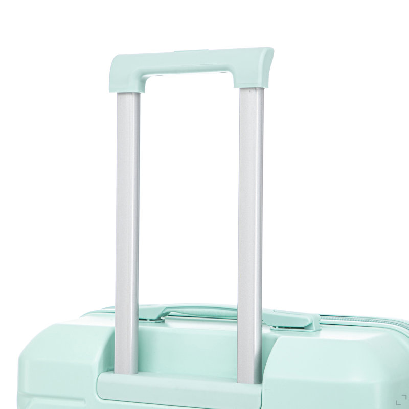 Grand bagage à carreaux en plastique dur 28 pouces ABS - Surface résistante aux égratignures Quatre roues multidirectionnelles, avec serrure à combinaison et crochets latéraux