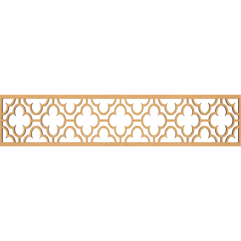 Moulure de Chicago, H 10 po x l 46,75 po x P 0,375 po, Bois aggloméré brut