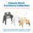 ECR4Kids Stackable Wooden Toddler Chair, 10in, Montessori Furniture, 2-Pack-100511064-100511059