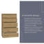 Helen 70cm W 5 - Drawer Chest of Drawers-127325845