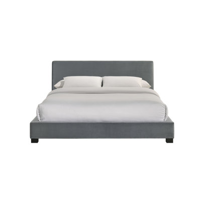 Lit Natalie UPH en velours gris