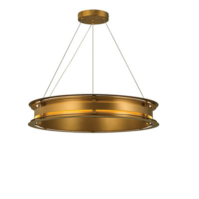  Antique Gold Bristol Dining Chandelier
