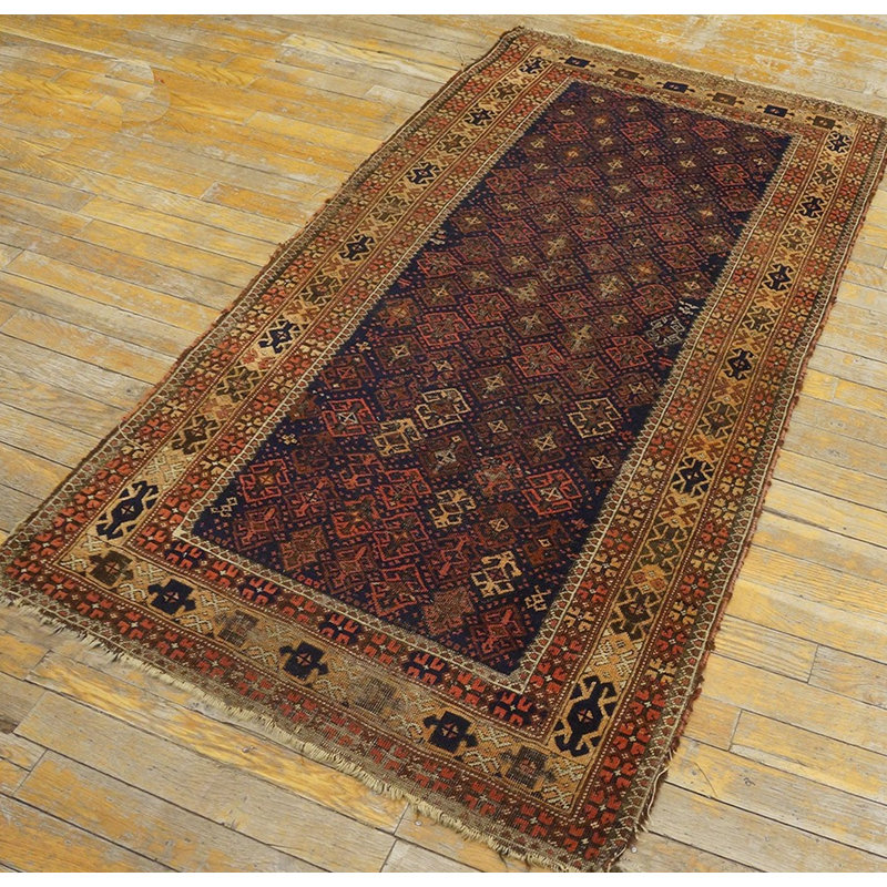 Hand Knotted Wool Geometric Area Rug