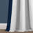 Block Border Blackout Curtain Single Panel-547313445
