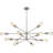 12-Light Modern Sputnik Chandelier for Dining Room with 4 Heights-804636181