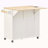 Kitchen Island With Power Outlet,Kitchen Storage Island With Drop Leaf And Rubber Wood,Open Storage And Wine Rack,5 Wheels,With Adjustable Storage For Home, Kitchen, And Dining Room-1593291750