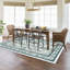 Tapis lavable à imprimé floral pliable avec envers antidérapant, 5 x 7 pi-1583352210-1583352221