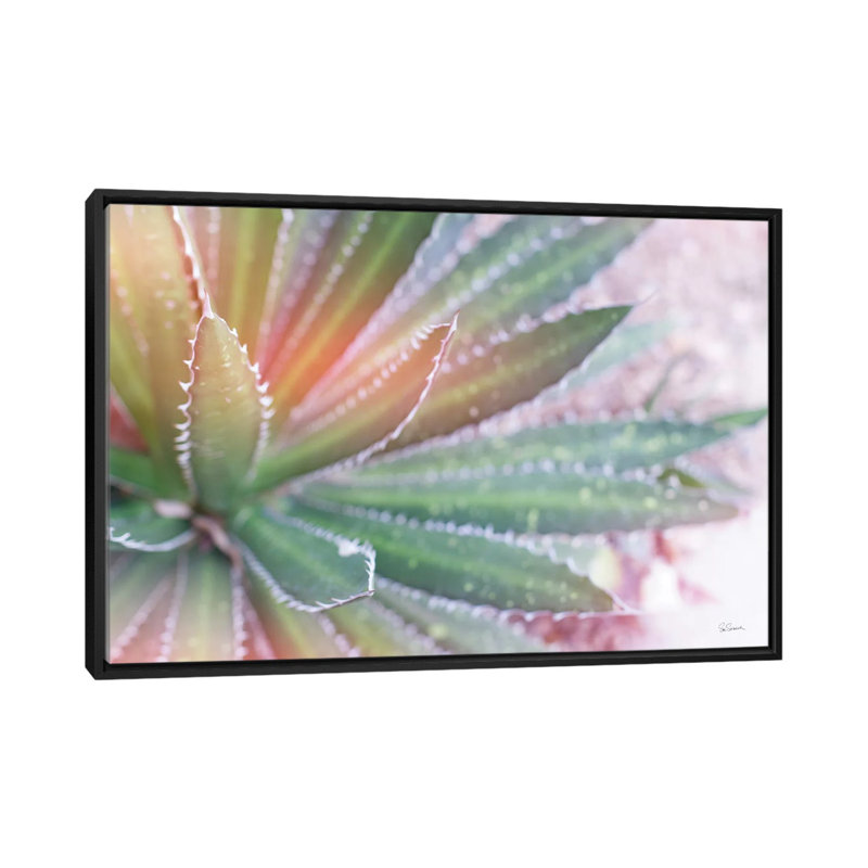 «Dream Desert I» par Sue Schlabach, impression sur toile tendue, H 18 po x l 26 po x P 1,5 po, Toile avec cadre noir