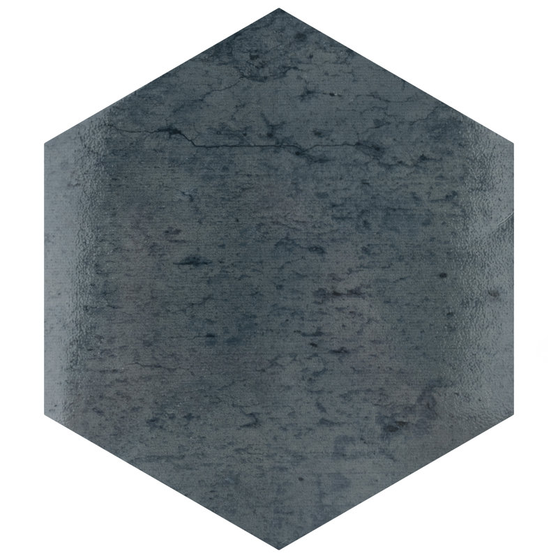 Capri 7" x 8" Porcelain Stone Look Wall & Floor Tile, Indigo