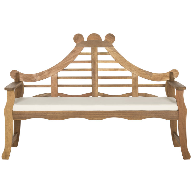 Banc de jardin en bois Cullins, Naturel