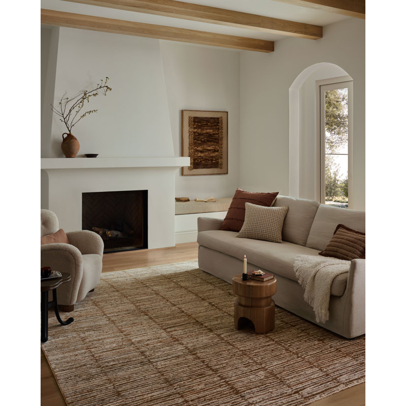 Tapis terre cuite / ivoire Loloi Nellie, Rectangle 7'10" x 10'2"