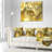 Golden Cloth Texture - Abstract Printed Pillow-29367284-29367287