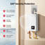 Chauffe-eau sans réservoir au gaz naturel Comfortech Classic de 80 000 BTU, chauffe-eau instantané jusqu'à 3,6 GPM, installation intérieure, certifié CSA, blanc-116469238