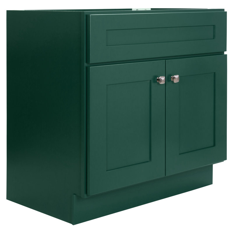 Brookings 30 Inch Bath Vanity, Fully Assembled, Sherwin Williams®, Green
