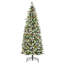 Arbre de Noël artificiel pré-éclairé enneigé-1047339138