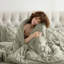 Ensemble d'édredon plissé avec draps Bed-in-a-Bag-103134057-103134060