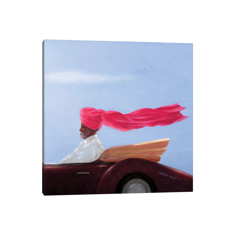 Maharajah At Speed by Lincoln Seligman - Wrapped Canvas Print, 30.48 cm H x 30.48 cm W
