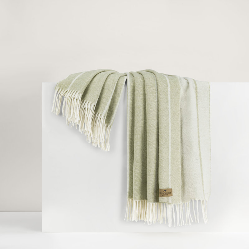 Fiji Stripe Throw, White Striped
