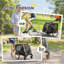 Foldable Pet Bike Trailer-129943274