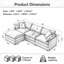 Canapé modulaire de 105 po-131210480-131210478