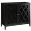 Console classique avec compartiment de rangement pour tablette: Chic Living Tablette noire: espace Elegance