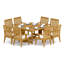 Caranas Outdoor 9 - Piece Teak Dining Set