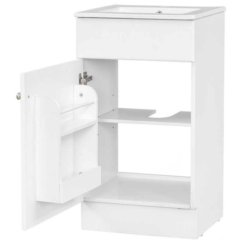 Meuble-lavabo 18 po avec lavabo en céramique