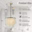 Lustre Pettisville Farmhouse Coastal Shell / Capiz-1866115937