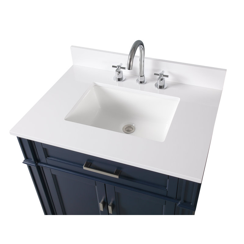 Ensemble de meuble-lavabo simple 30 po Hardie, Bleu marine