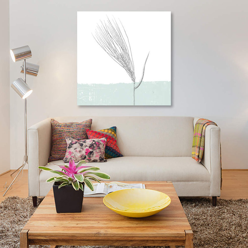 « orge », impression sur toile, H 12 po x l 12 po x P 0,75 po, Toile tendue, Pas de tapis