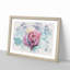 Multicoloured Rose Flower - Framed Print-56915471-56915476