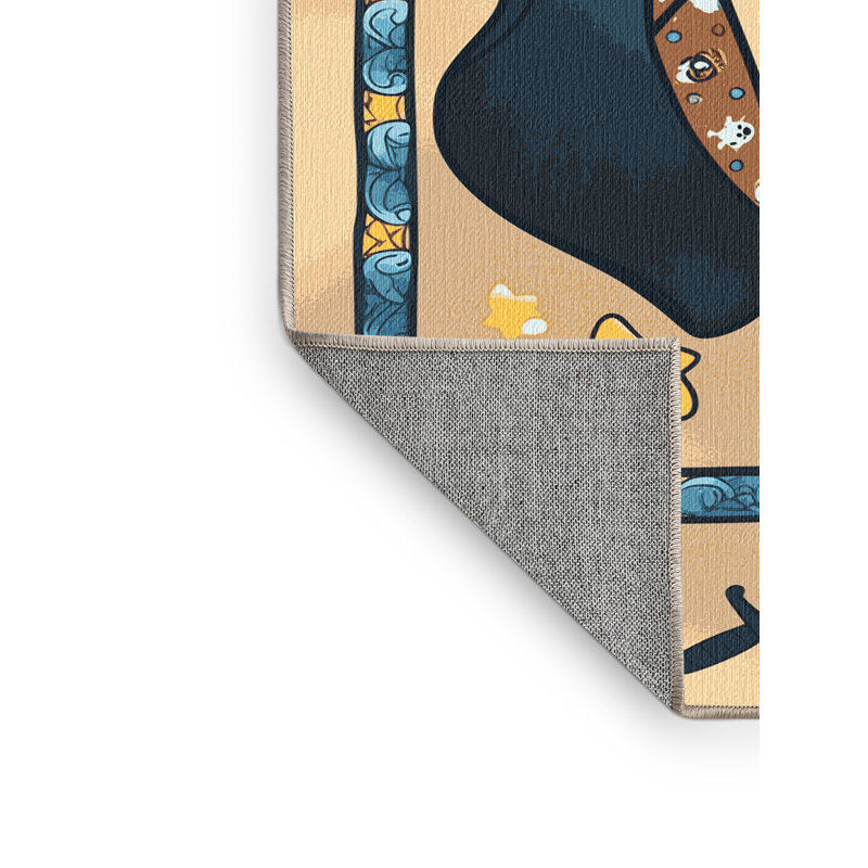 Tapis lavable pour enfant Dakota Fields Pirates Ocean_Pir027, Rectangle 6 pi x 9 pi