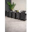 Faiyaz 10 - Person Patio Dining Set with Extendable Rectangular Table , Cushions Included