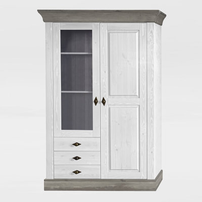 Hojanovice Solid Wood 107.5 cm W Display Cabinet