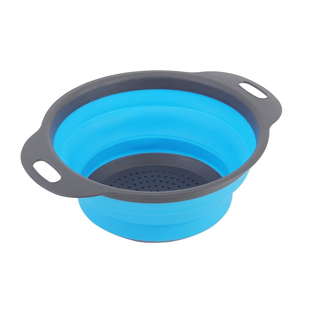 Belchers Collapsible Kitchen Silicone Colander Strainer Bowl