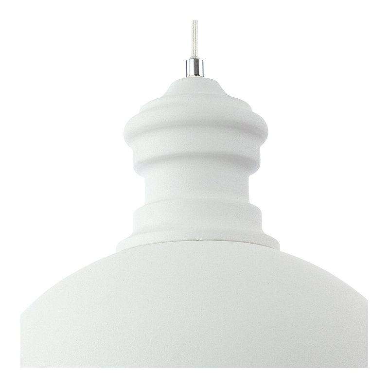 1 - Light Dome Pendant, White