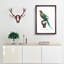 Red-Breasted Parakeet by F. Levaillant - Picture Frame Painting Print-55599012-55599013