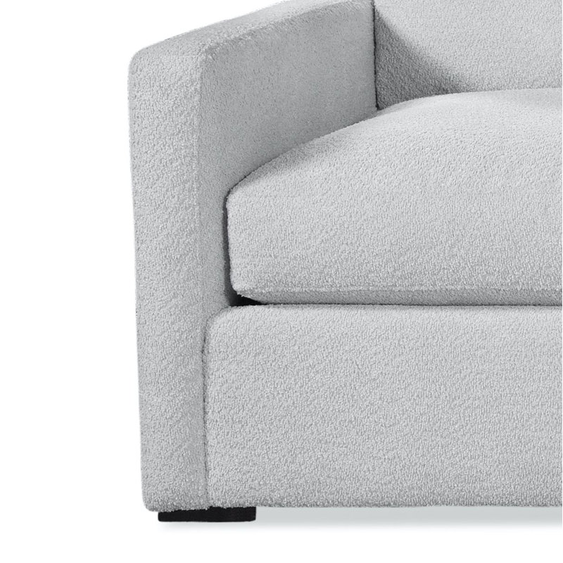 Bel-Air Upholstered Sectional Symmetrical, Java, White Performance Fabric; 0851-94