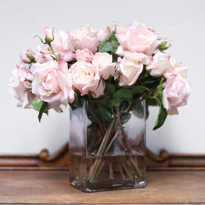 Arrangement floral rosé rose