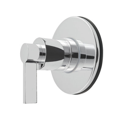Kingston Brass NuvoFusion Single-Handle Wall Mount Six-Way Diverter Valve with Trim Kit