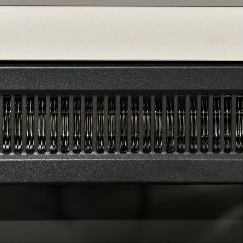 Foyer électrique 32 po avec manteau de cheminée, radiateur autoportant avec flamme à DEL, protection contre la surchauffe et télécommande, 1400 W, blanc